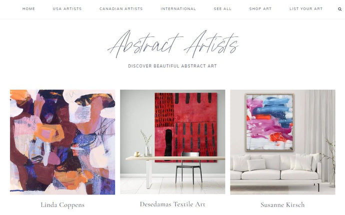 Featured artist on 'Discover Abstract Artists'