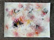 the painting on the studio floor