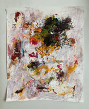 the painting on the studio floor