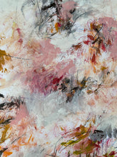 Detail of the abstract painting