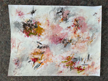 the painting on the studio floor