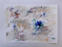 the painting on the studio floor
