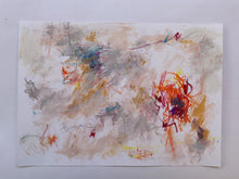 the painting on the studio floor