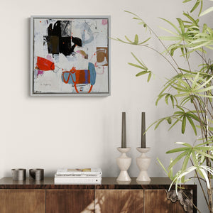 The painting in a modern interior 