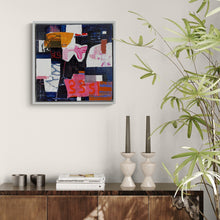 the painting in a modern interior