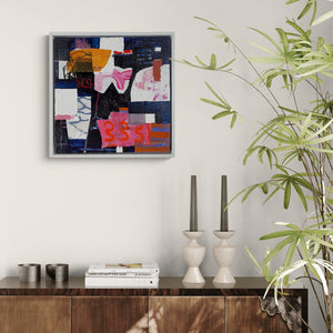 the painting in a modern interior