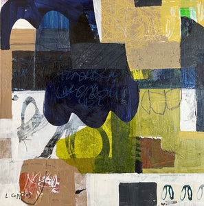 the unframed painting