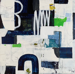 the unframed painting