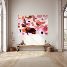 the painting "Harmony in contrast" in situ