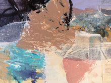 Abstract mixed media collage-Linda Coppens-detail