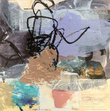 Abstract mixed media collage-Linda Coppens
