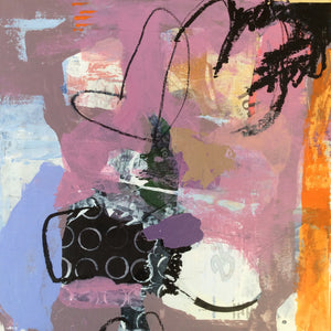 Linda Coppens-Abstract mixed media painting