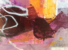 Abstract mixed media painting-Linda Coppens-detail