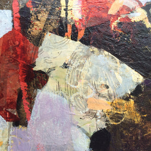 Collected memories - abstract painting - detail