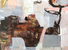 Haikyo X-abstract painting inspired by urban exploration-Linda Coppens--detail