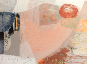 Linda Coppens-Haikyo XIV-abstract painting-detail-signature