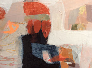 Linda Coppens-Haikyo XIV-abstract painting-detail