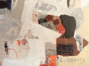 Linda Coppens-Haikyo XV-abstract painting-detail-signature