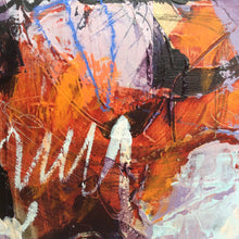 Many rivers to cross - abstract painting - detail