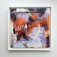 Many rivers to cross - abstract painting - framed