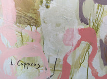 Picking flowers-Linda Coppens-abstract painting-signature