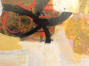 Poetry of life 15-Linda Coppens-abstract painting-detail
