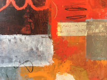 Traces of the past 2-abstrarct oil painting-Linda Coppens-detail