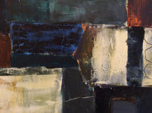 Traces of the past 7-abstract painting-Linda Coppens-detail