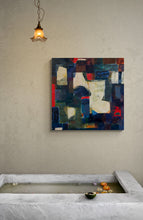 Traces of the past 7-abstract painting-Linda Coppens-interior