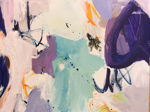 Where wild things grow II-Linda Coppens-abstract painting-detail
