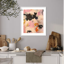 Whispers of Pink-abstract painting-Linda Coppens-interior
