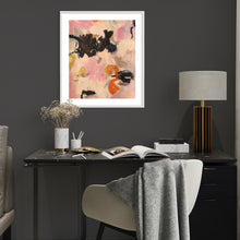 Whispers of Pink-abstract painting-Linda Coppens-interior