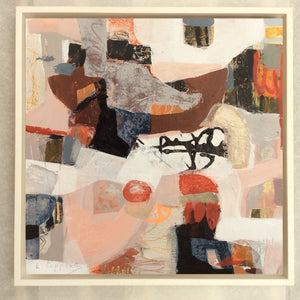 Linda Coppens-Haikyo XIV-abstract painting-framed